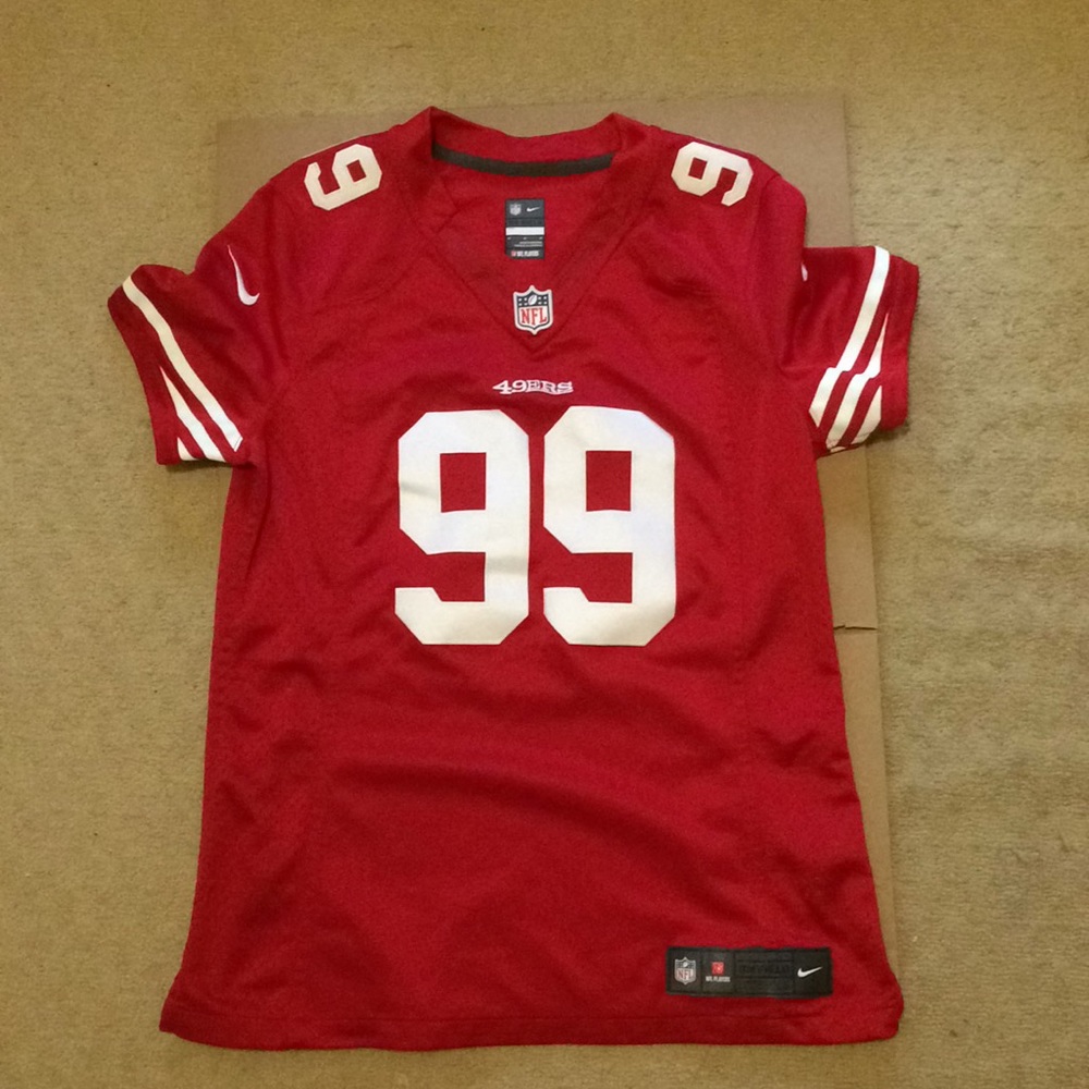49ers Aldon Smith Youth Jersey Sz Medium Red/White